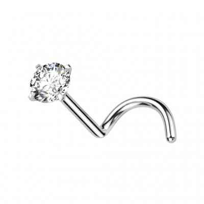 CLAW SET NOSE STUD TITANIUM